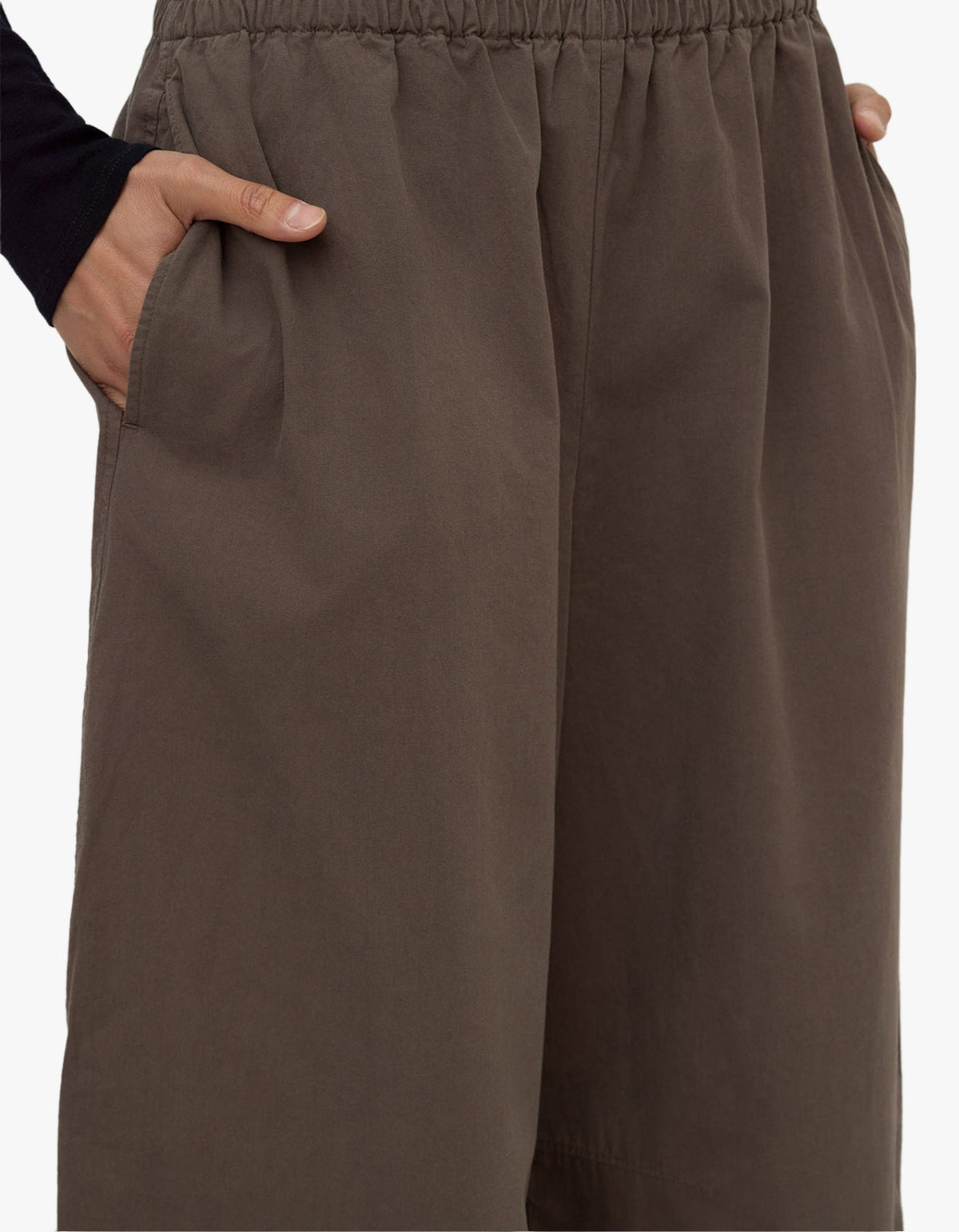 Lola Barrel Pant - Bark
