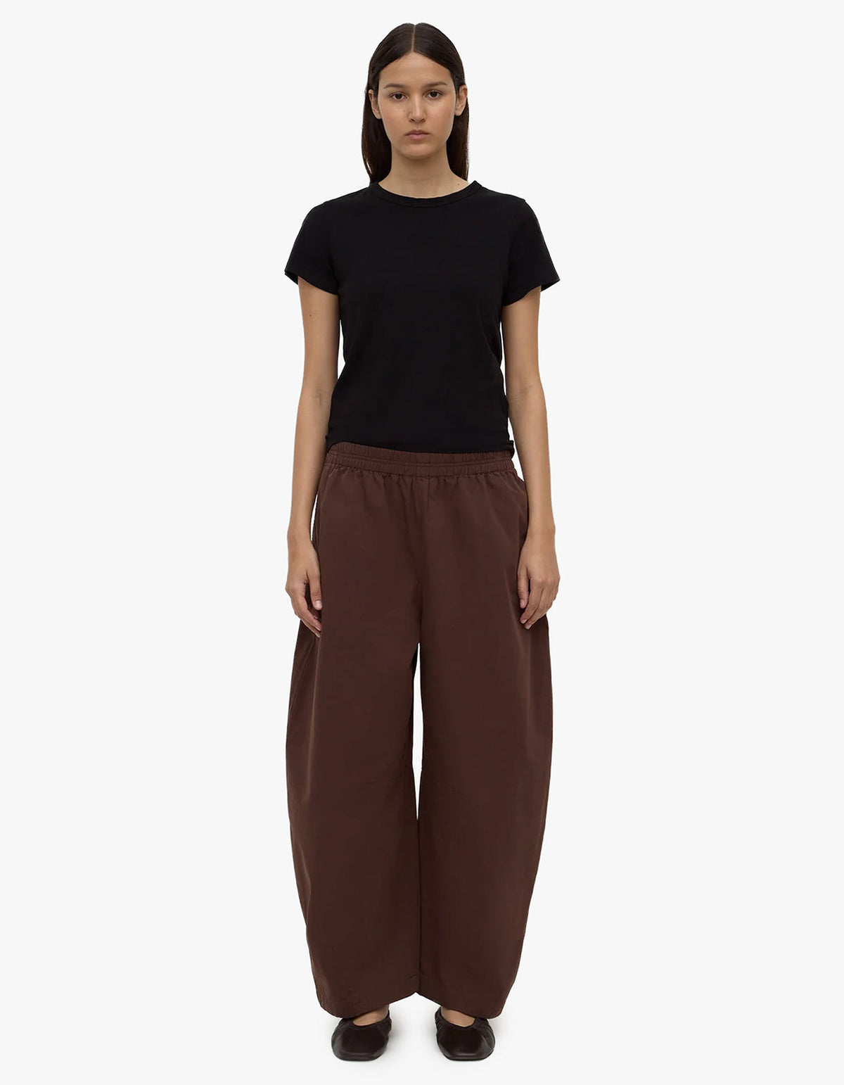 Lola Barrel Pant - Ganache
