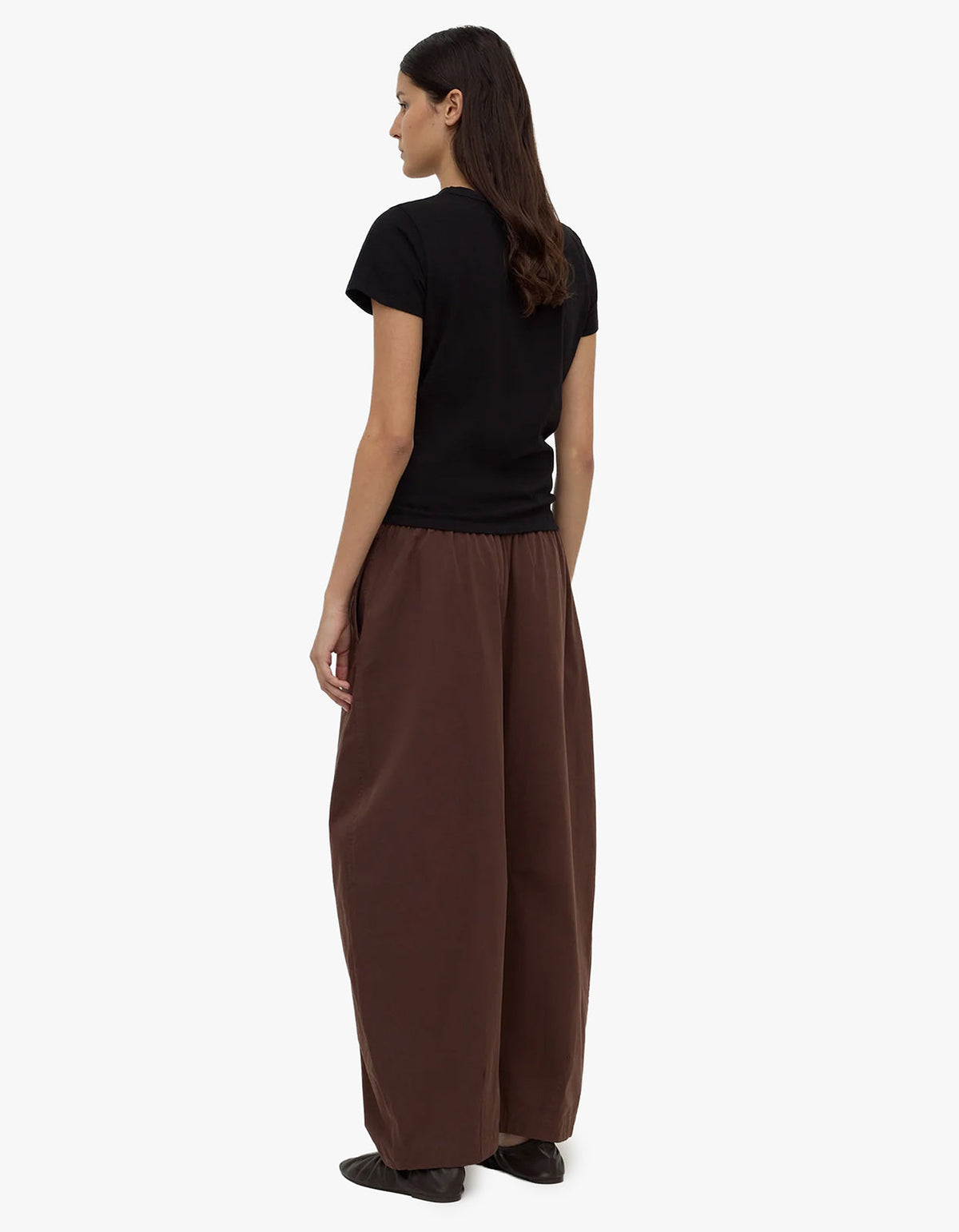 Lola Barrel Pant - Ganache