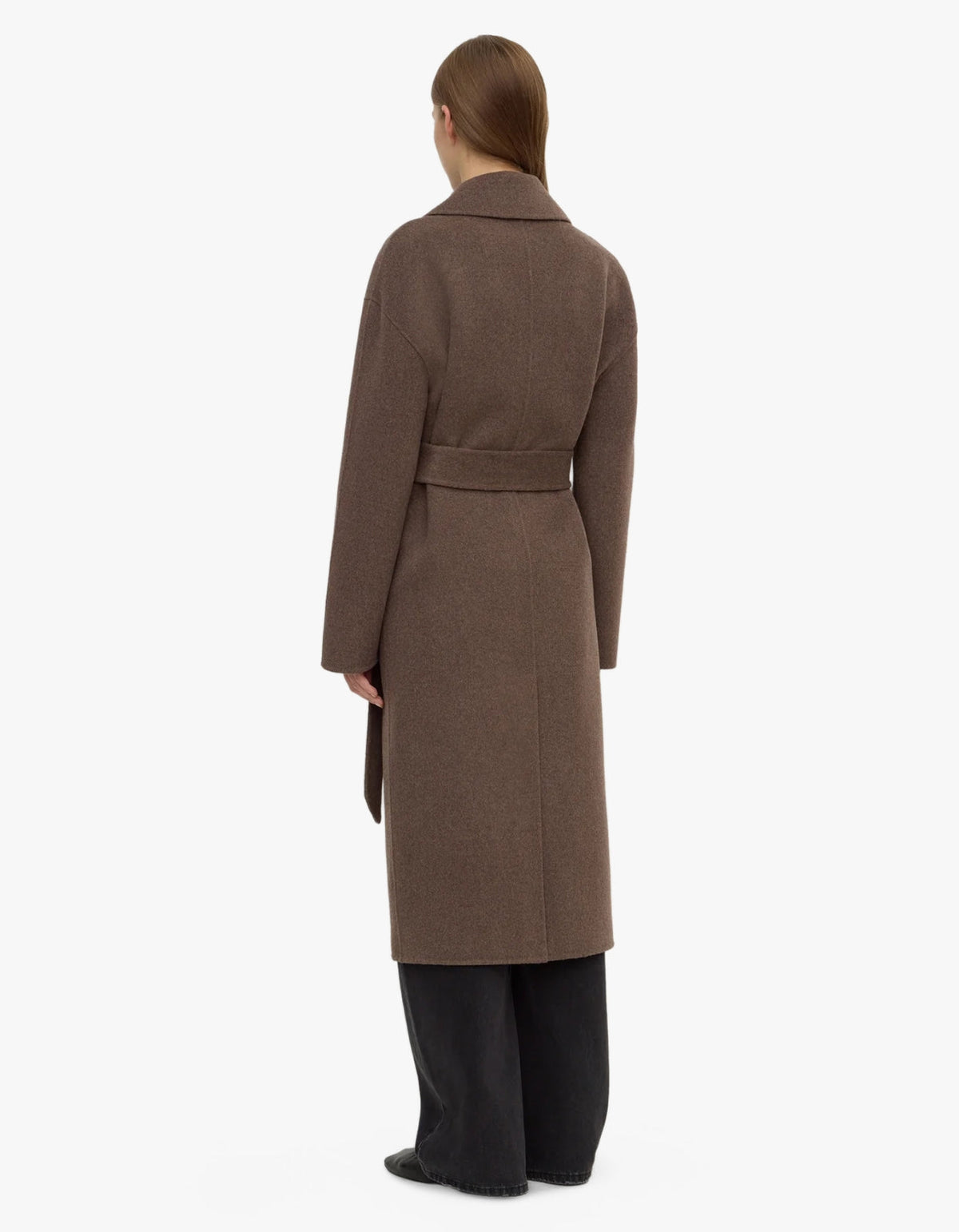 Ivy Wool Coat - Cocoa Marle
