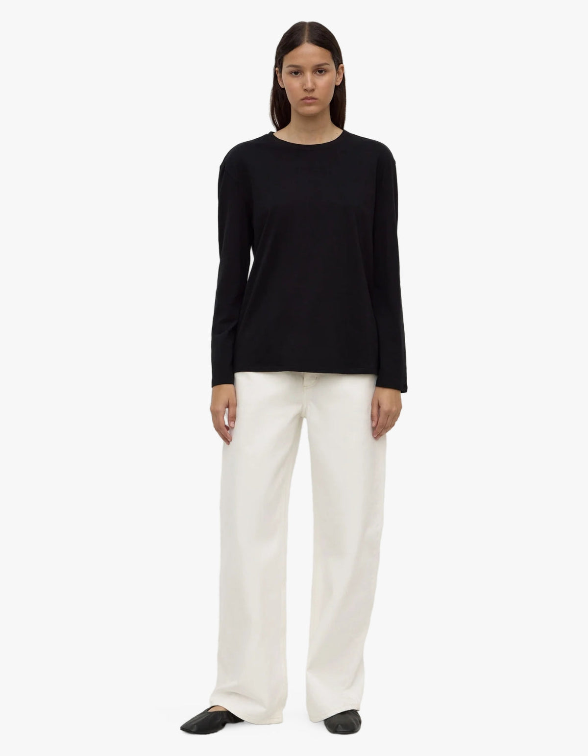 Thea Long Sleeve Tee - Black