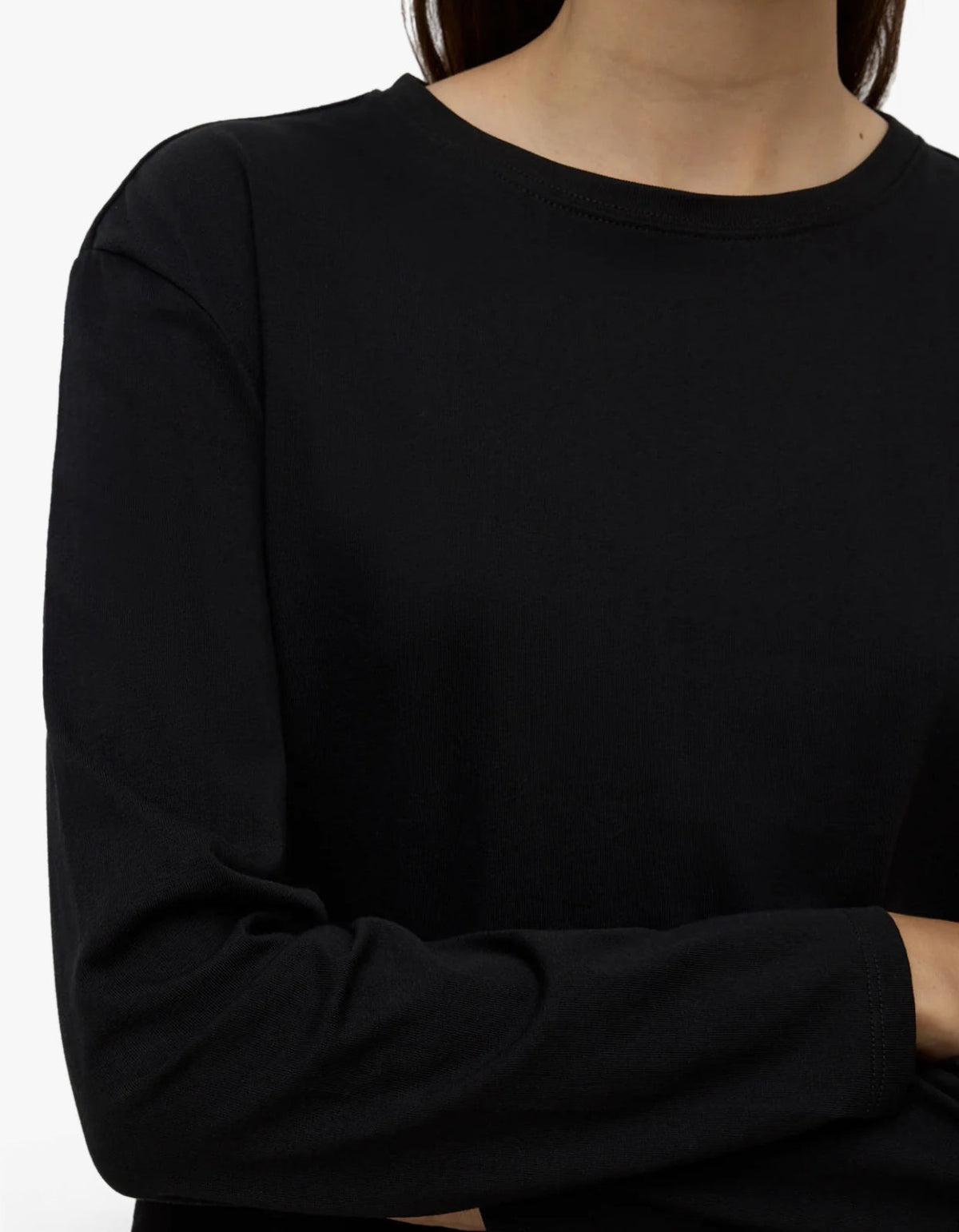 Thea Long Sleeve Tee - Black
