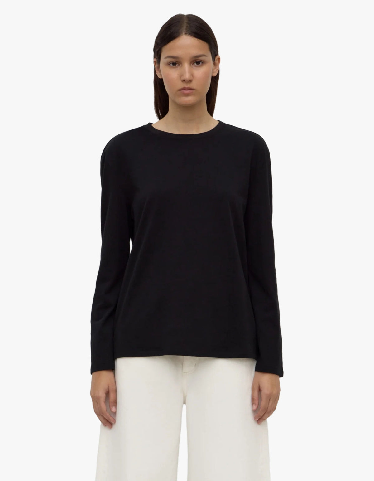 Thea Long Sleeve Tee - Black