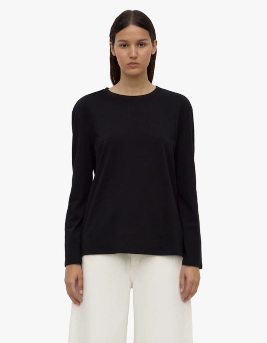 Thea Long Sleeve Tee - Black