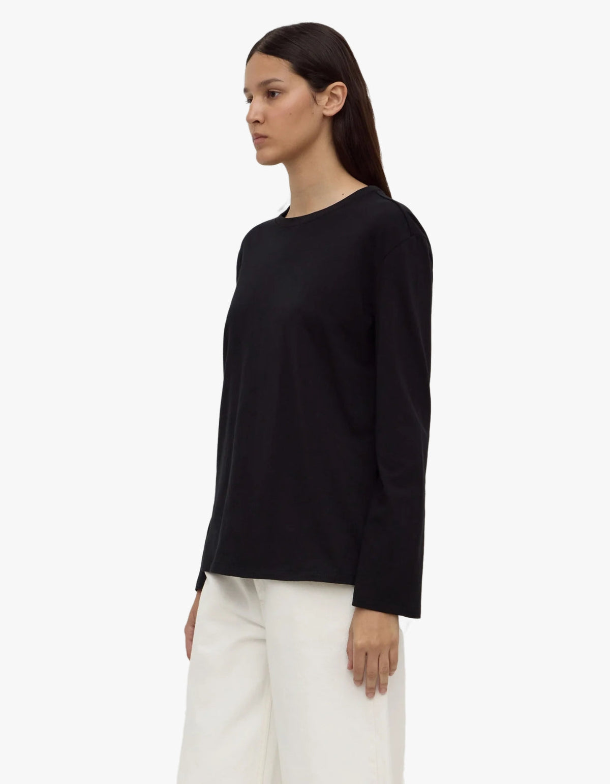 Thea Long Sleeve Tee - Black