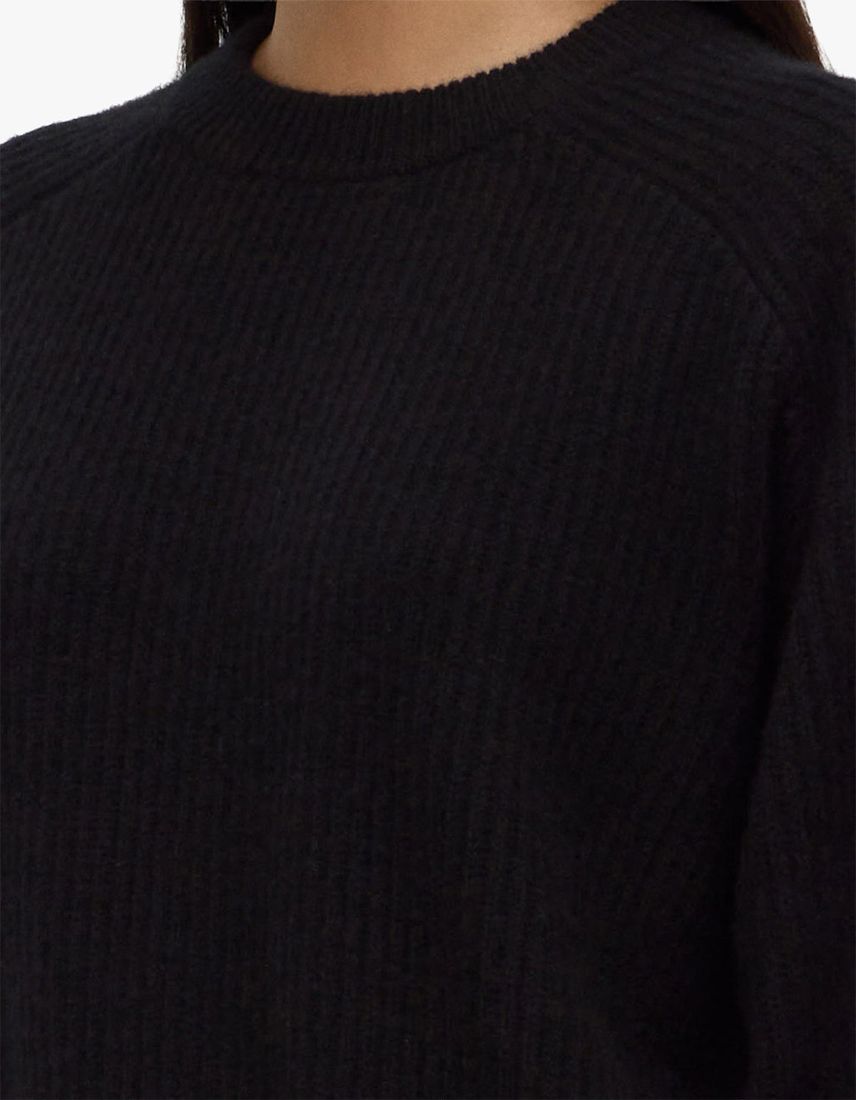 Amerie Cashmere Knit Jumper - Black
