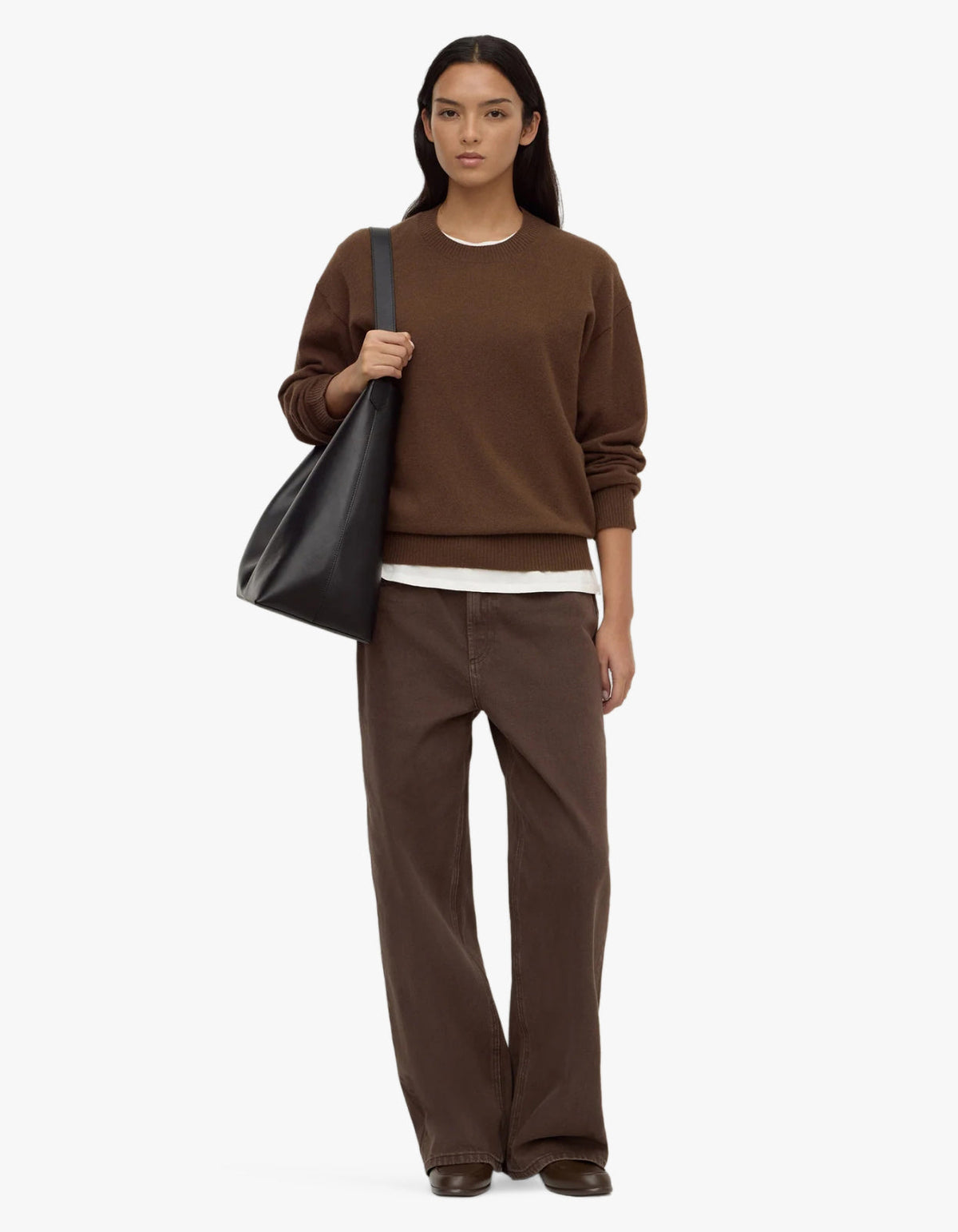 Carter Brushed Wool Sweater - Earth