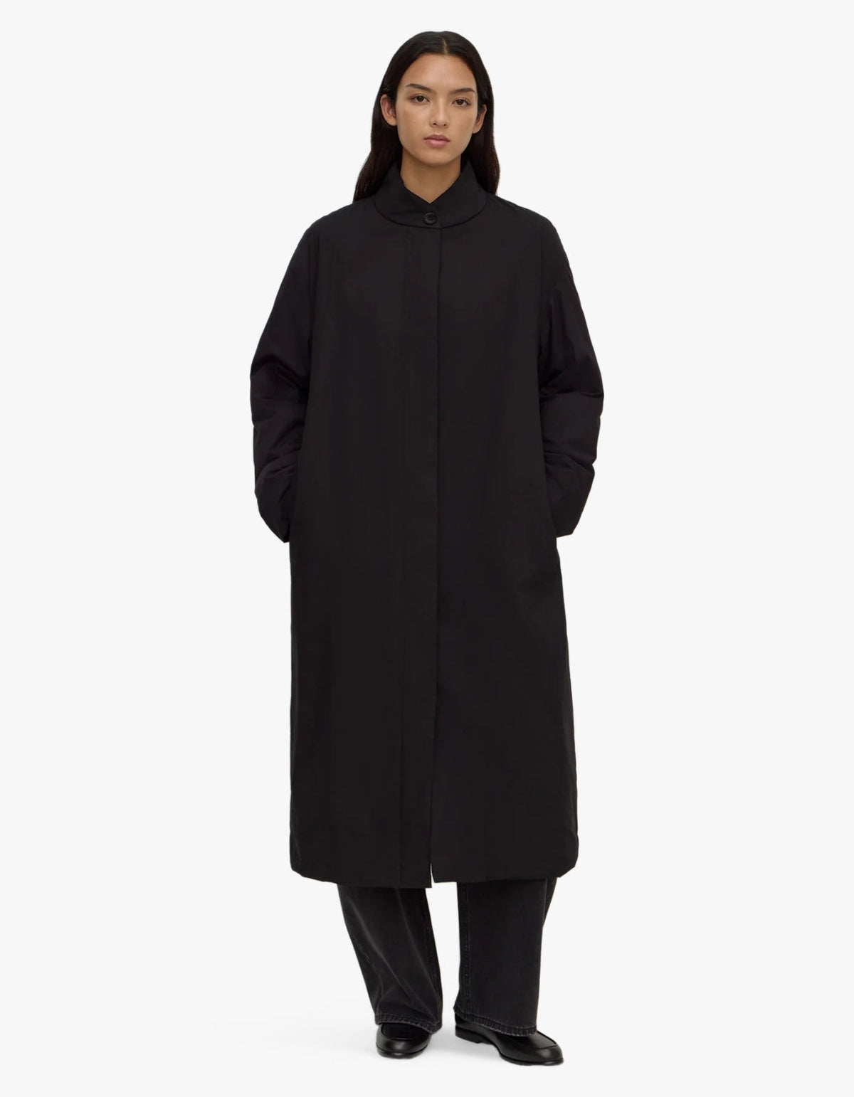 Zoie Padded Coat - Washed Black