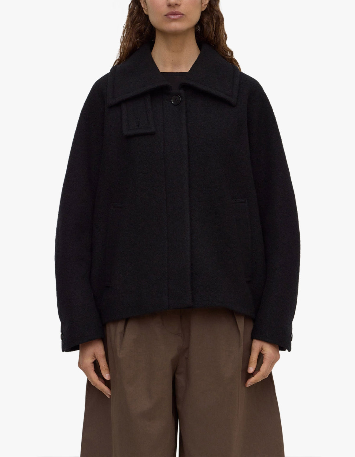 Harlow Wool Jacket - Black
