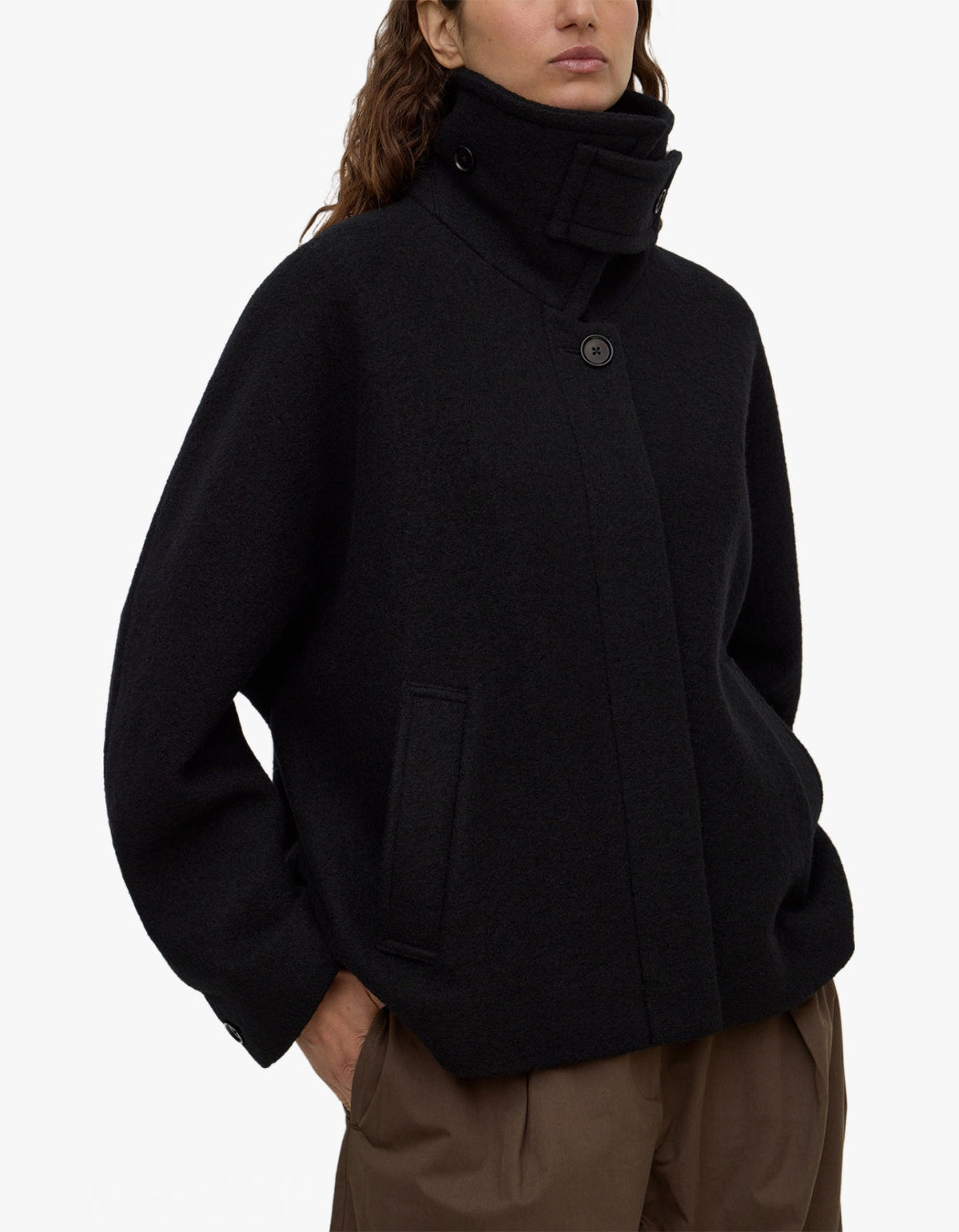 Harlow Wool Jacket - Black