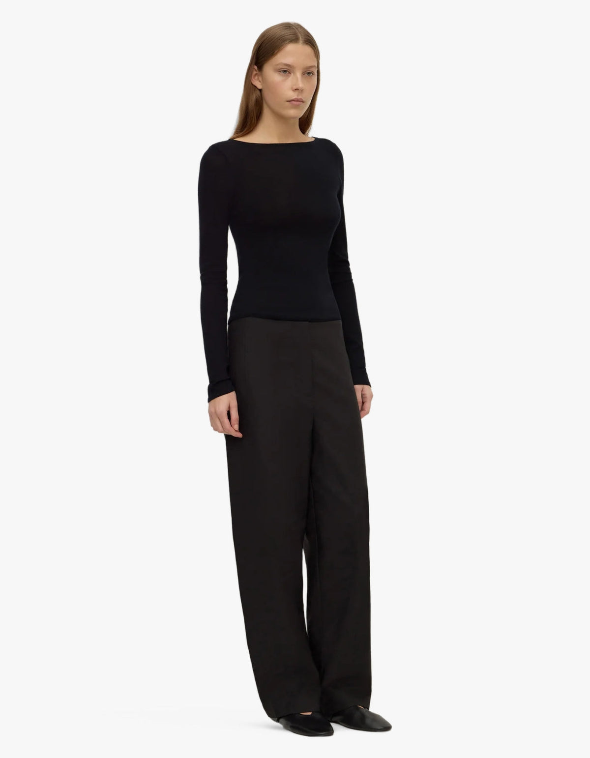 Mia Cotton Pant - Black