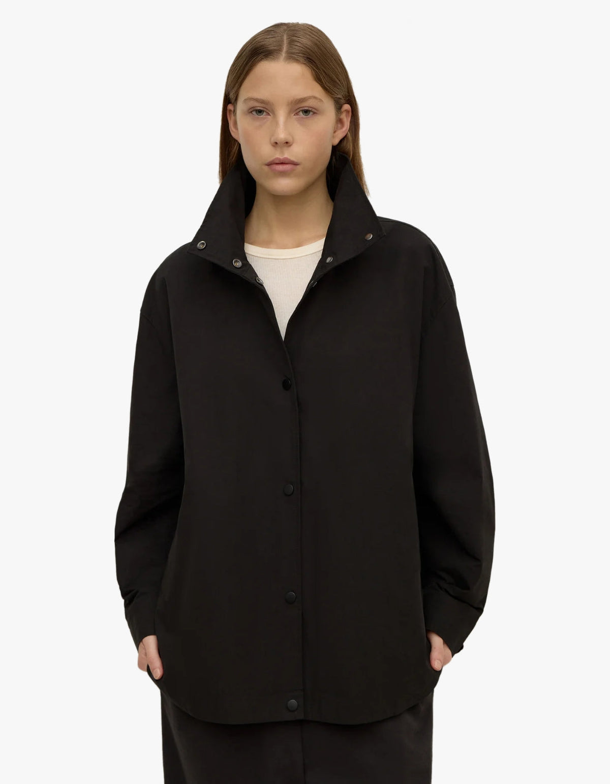 Harper Cotton Jacket - Black