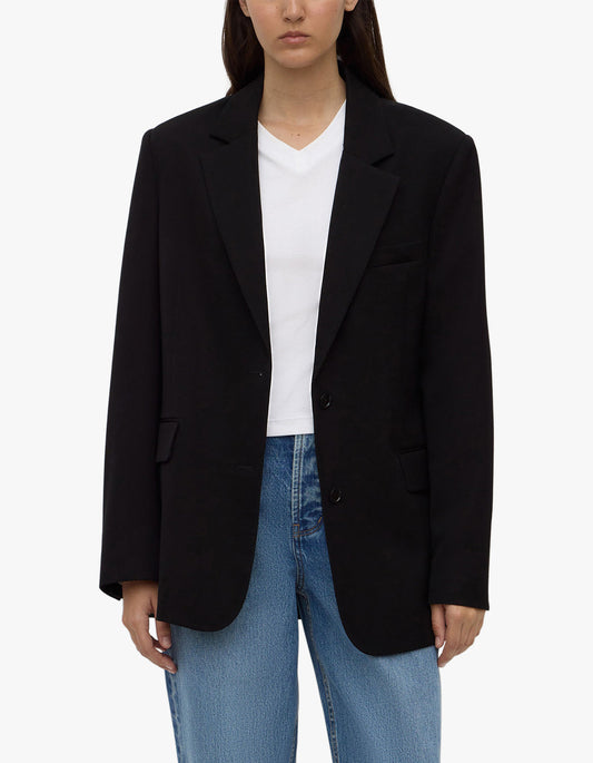 Anika Wool Blazer - Black