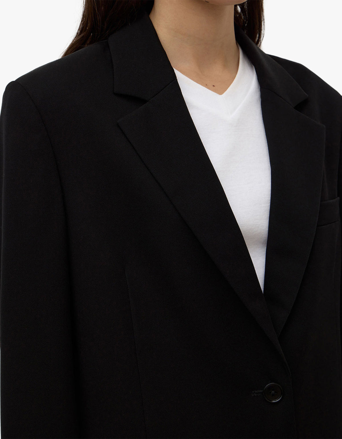 Anika Wool Blazer - Black