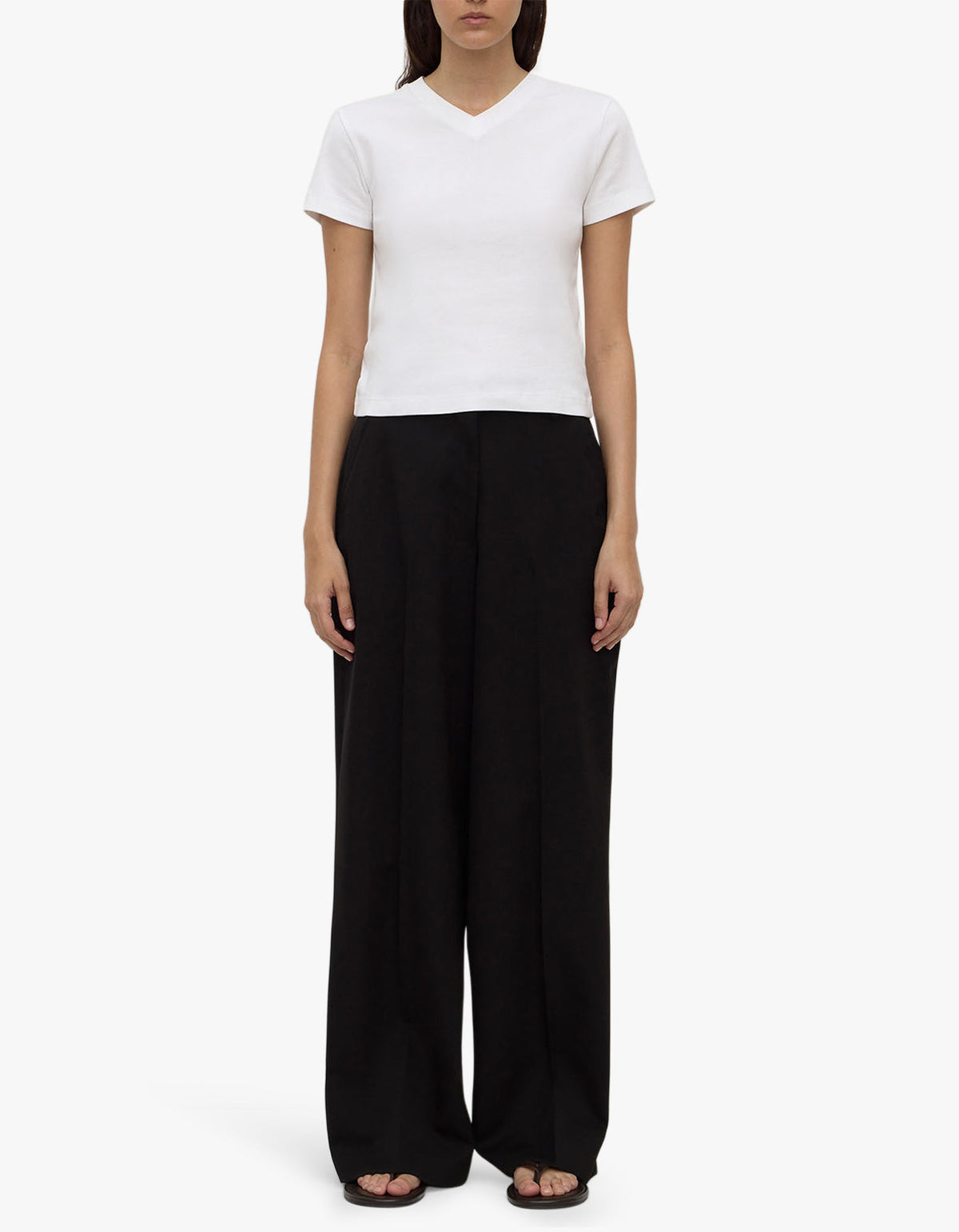 Anika Wool Pant - Black