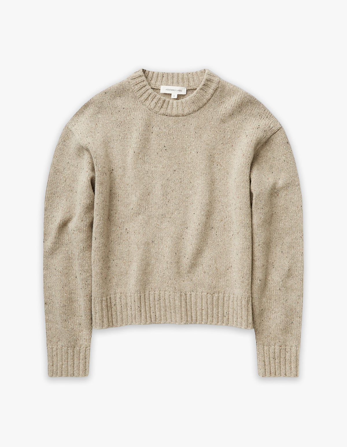 Beau Wool Merino Knit - Stone Marble