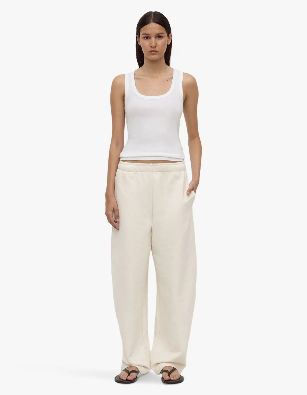 Brushed Cotton Lounge Pant - Shell