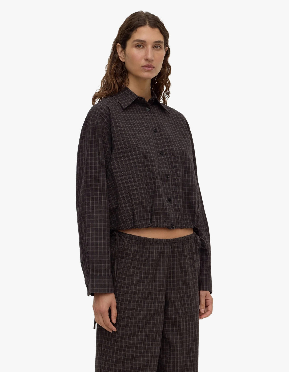 Eddie Check Shirt - Brown/Black