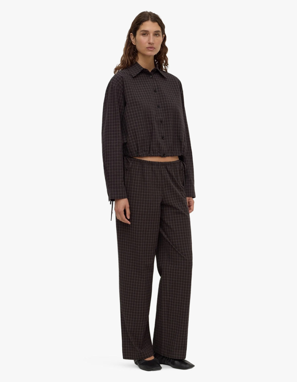 Eddie Check Shirt - Brown/Black