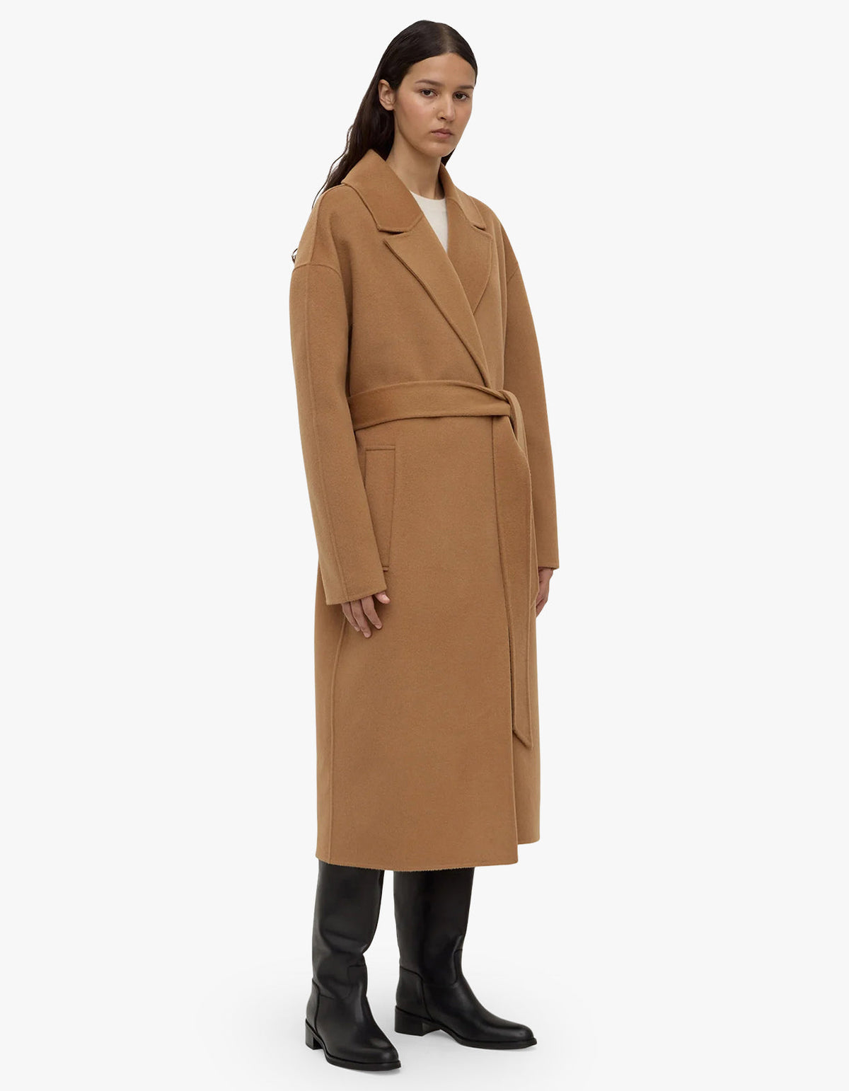 Ivy Wool Coat - Camel