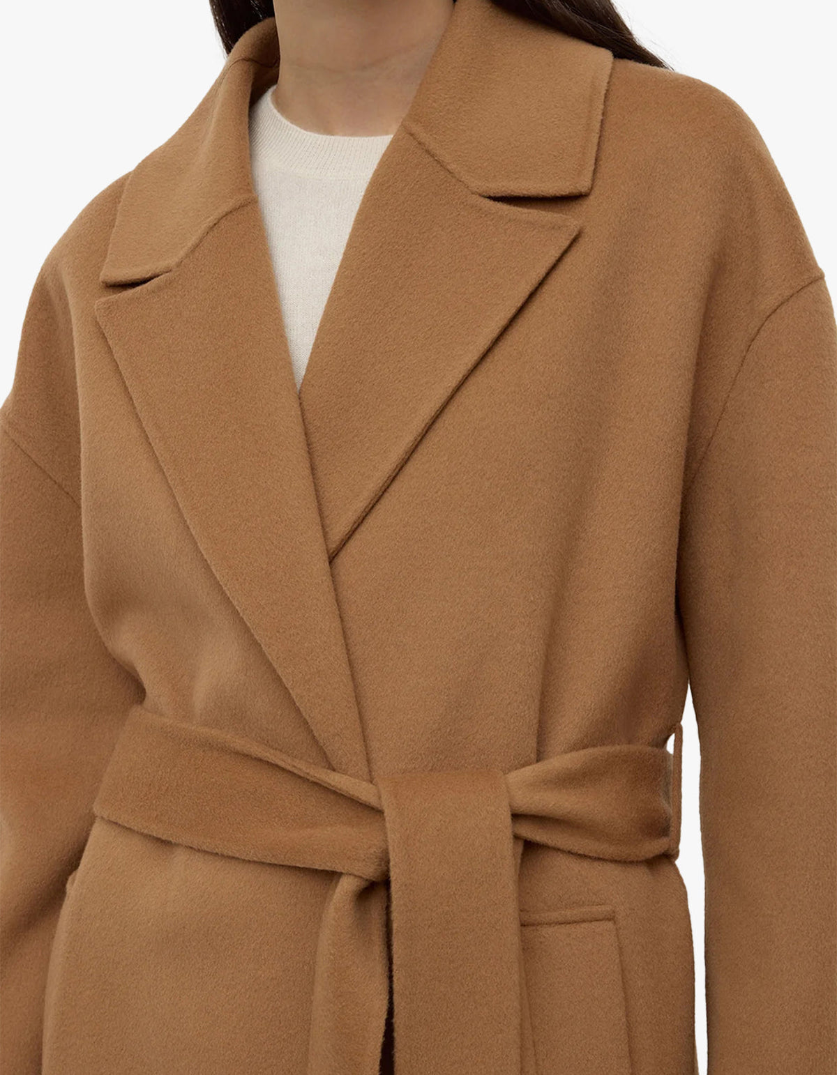 Ivy Wool Coat - Camel