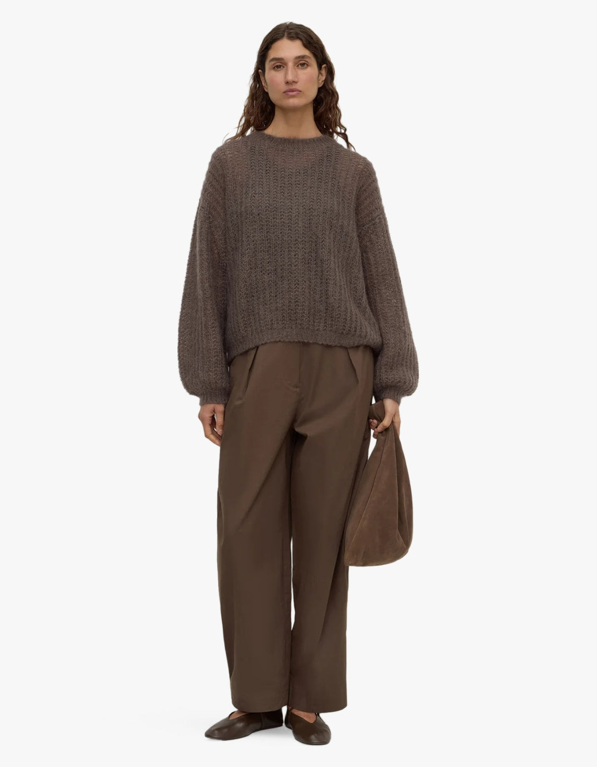 Tulsa Mohair Knit - Bark