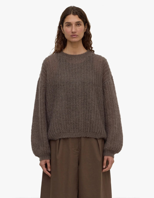 Tulsa Mohair Knit - Bark