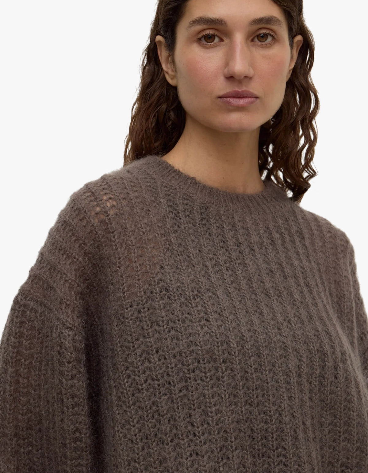Tulsa Mohair Knit - Bark