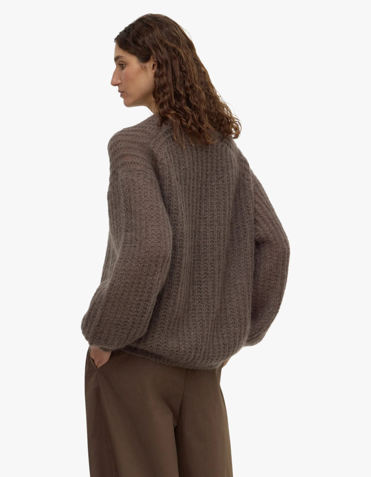 Tulsa Mohair Knit - Bark