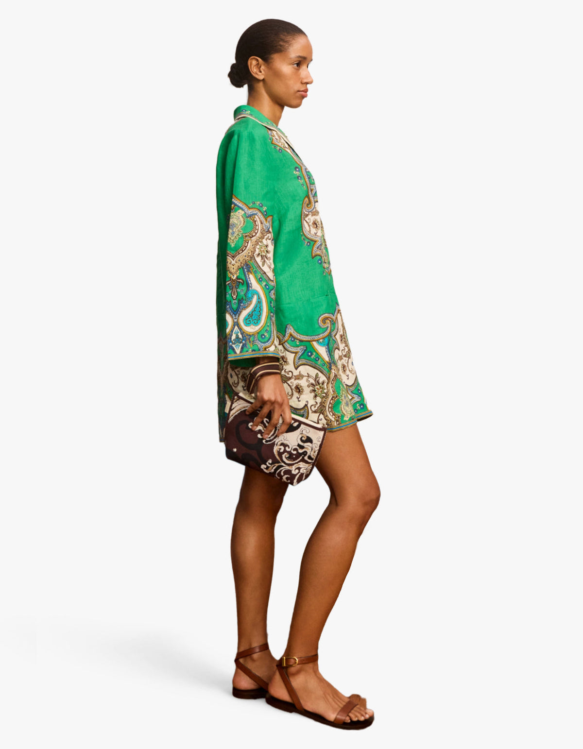 Porter Mini Dress - Jade