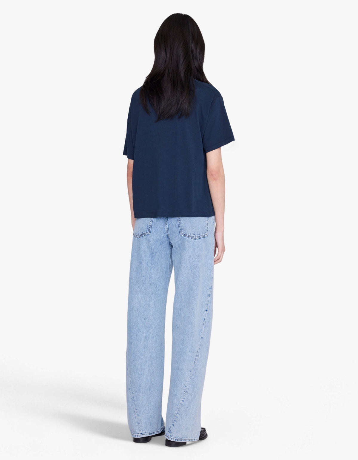 Cade Tee Melrose Stencil - Navy