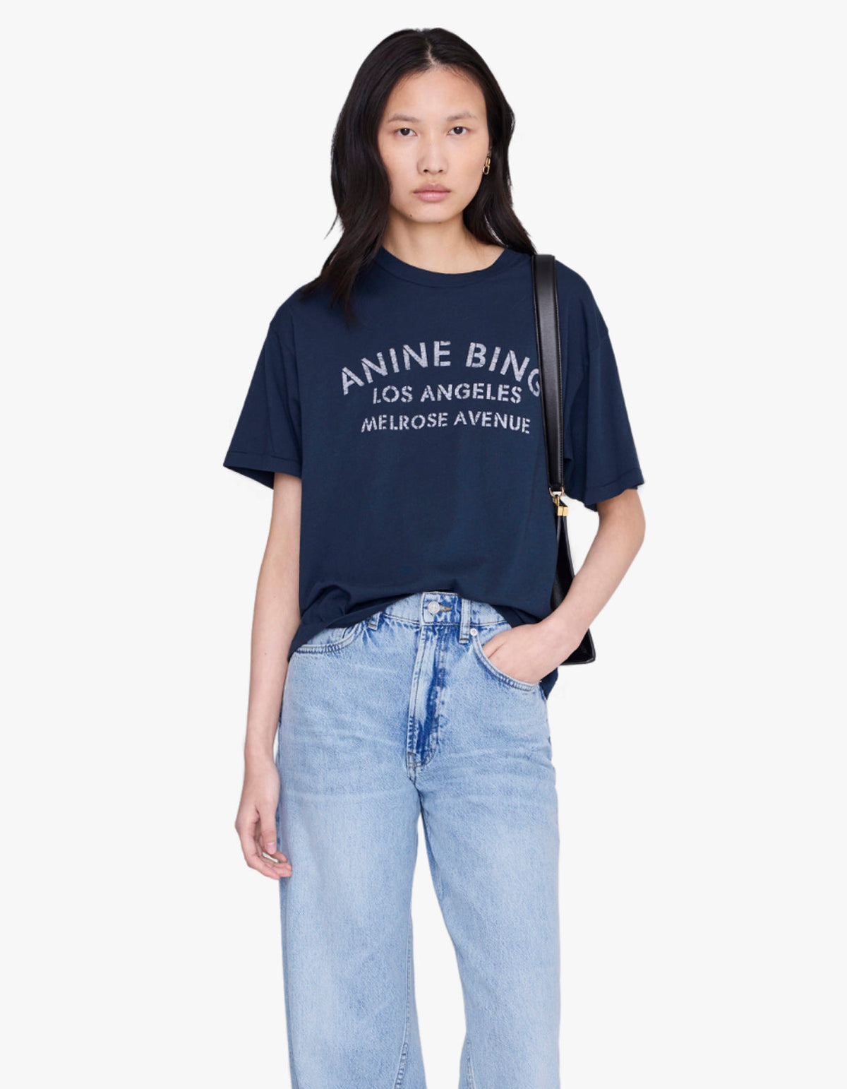 Cade Tee Melrose Stencil - Navy