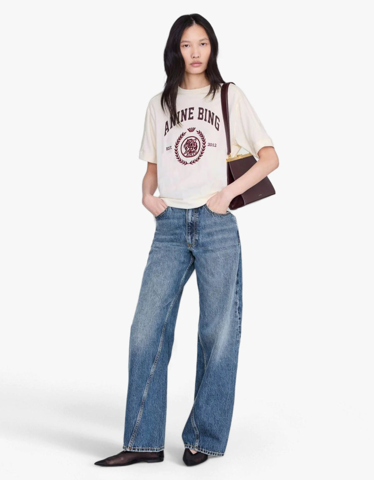 Jaylin Tee Collegiate - Cream