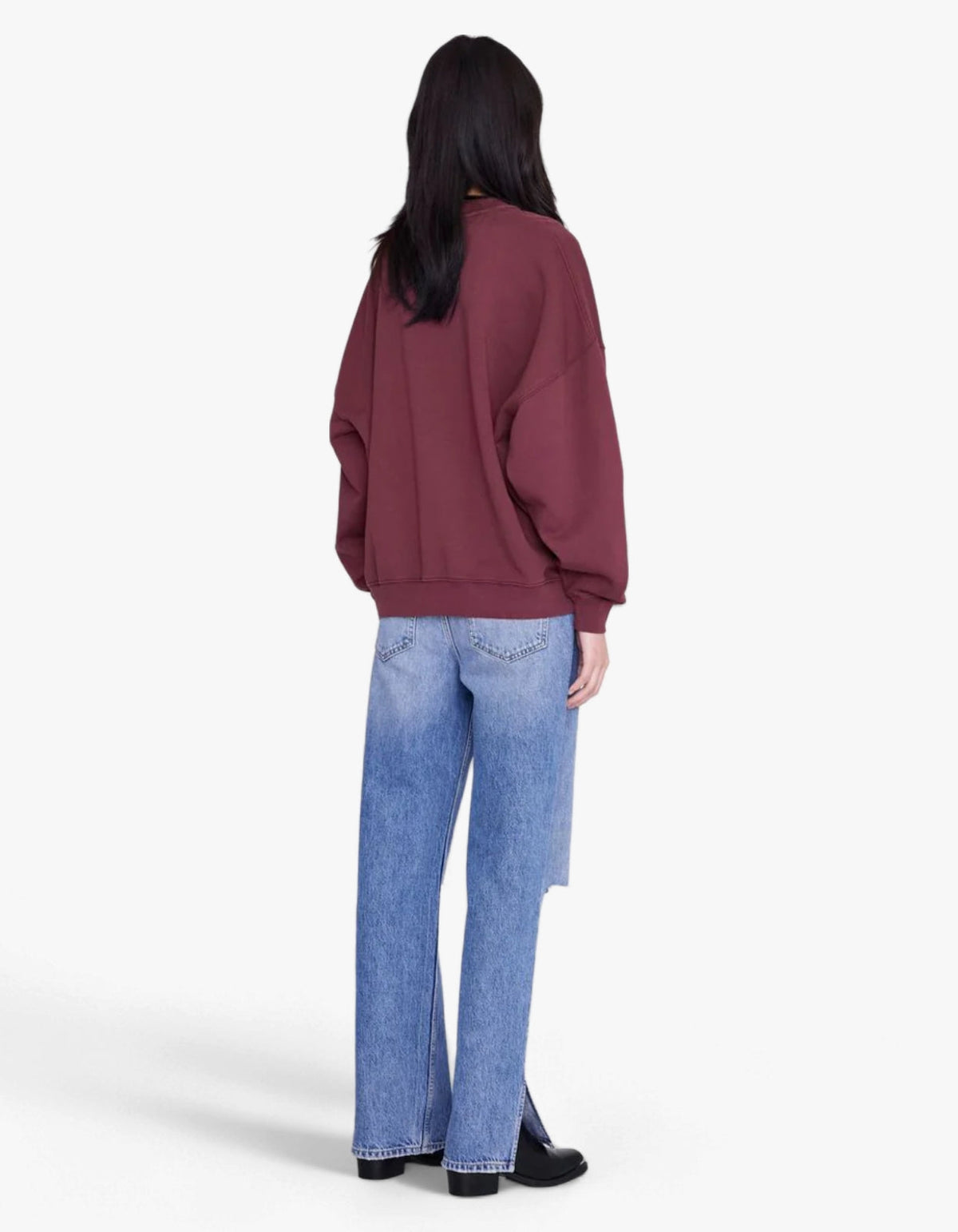 Miles Sweatshirt Letterman - Fig