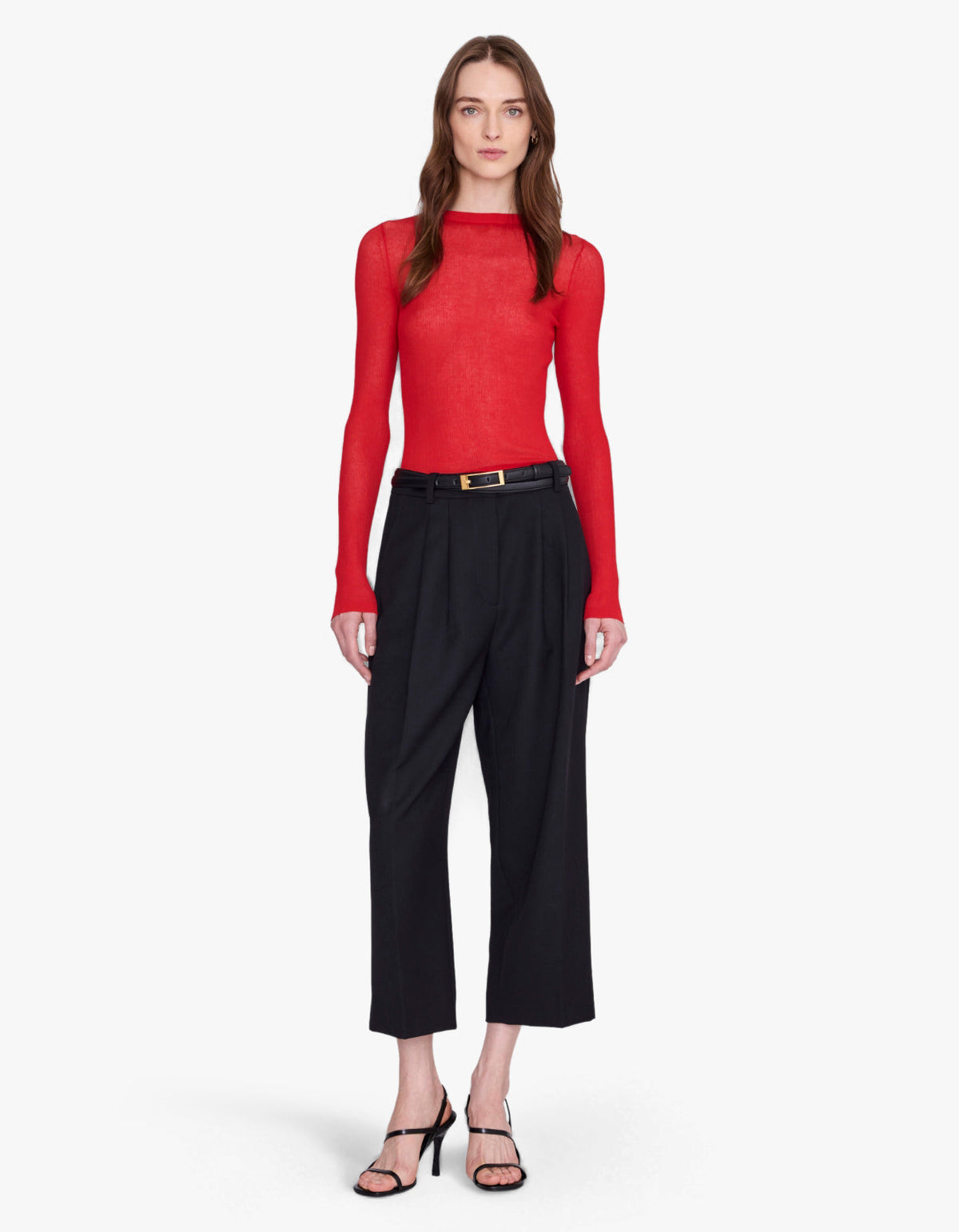 Tiana Long Sleeve - Tango Red