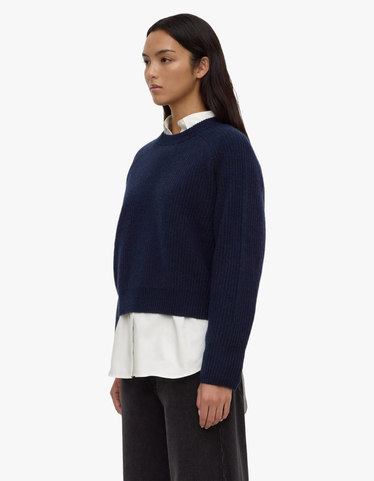 Amerie Cashmere Knit - Navy