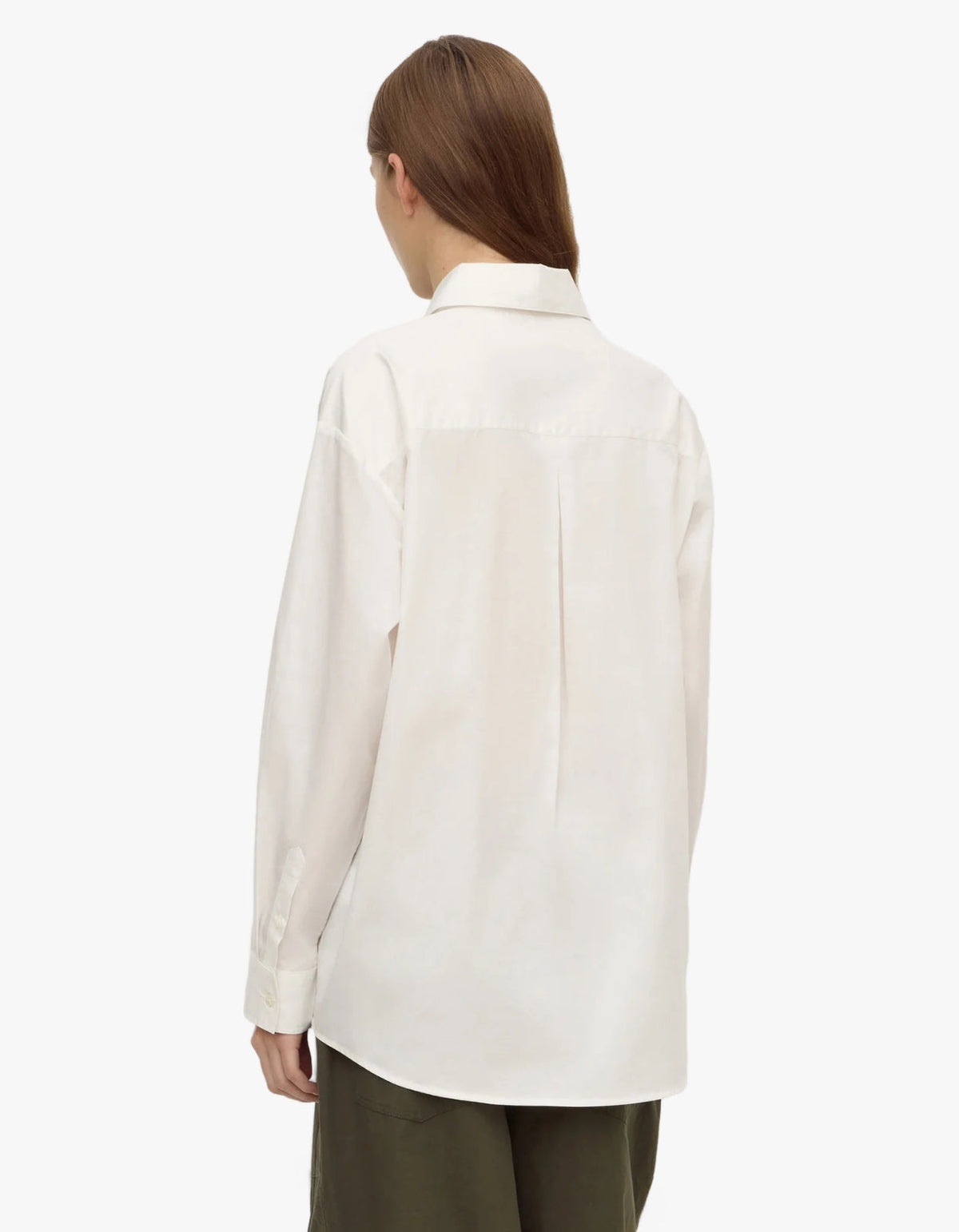 Micha Poplin L/S Shirt - White