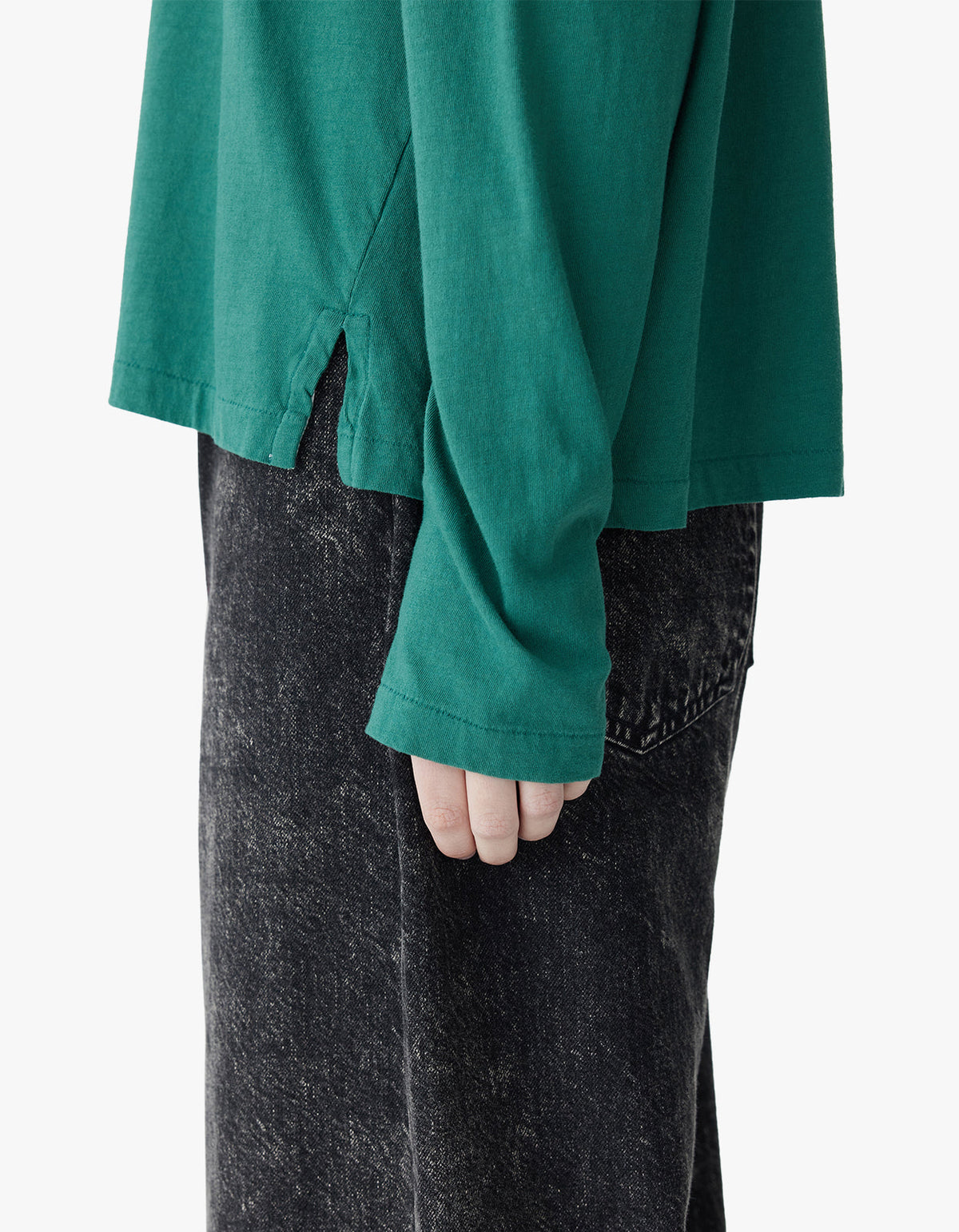 Boyfriend Htg L/S T.Shirt - Pine