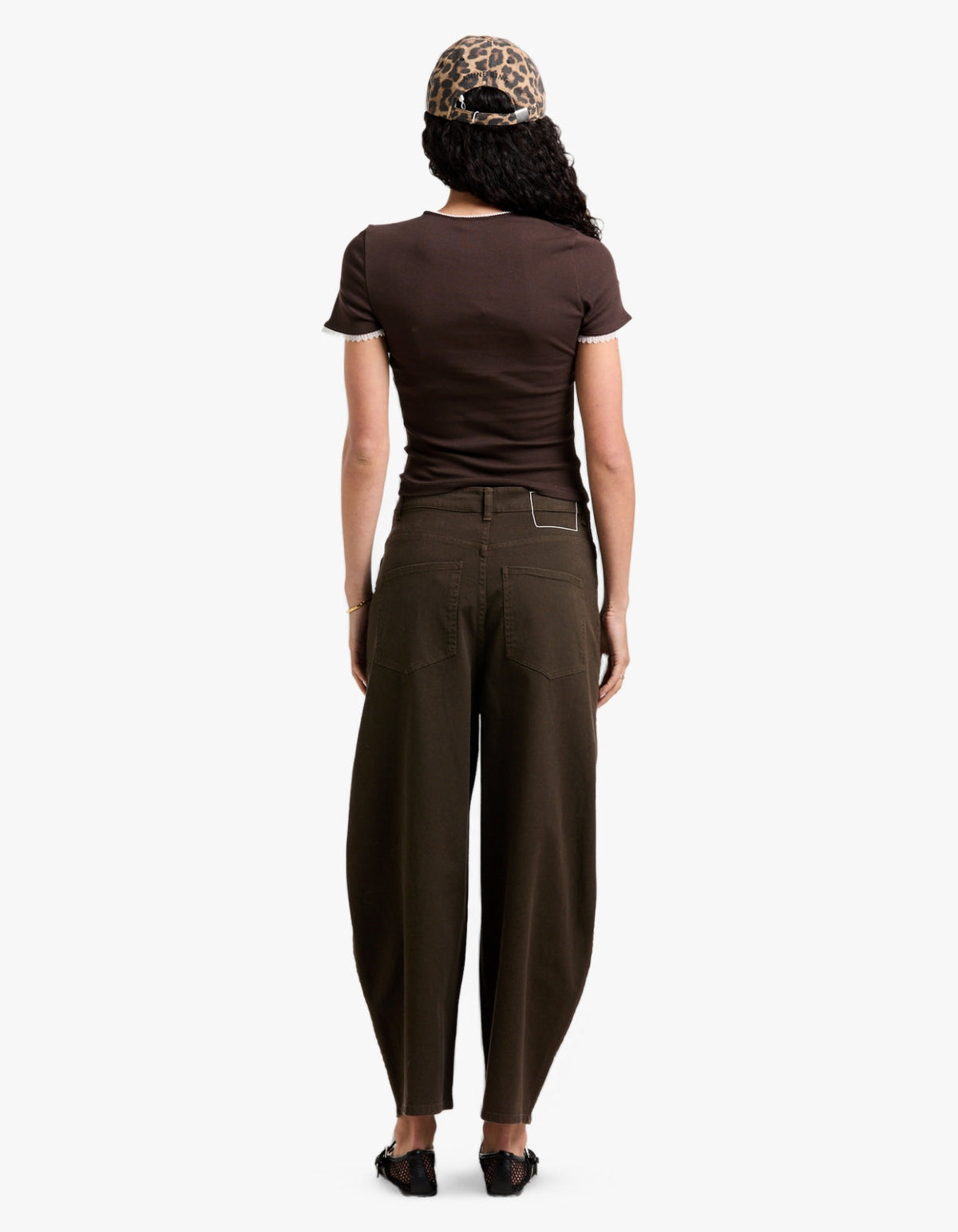 Moneta Baby Tee - Dark Chocolate