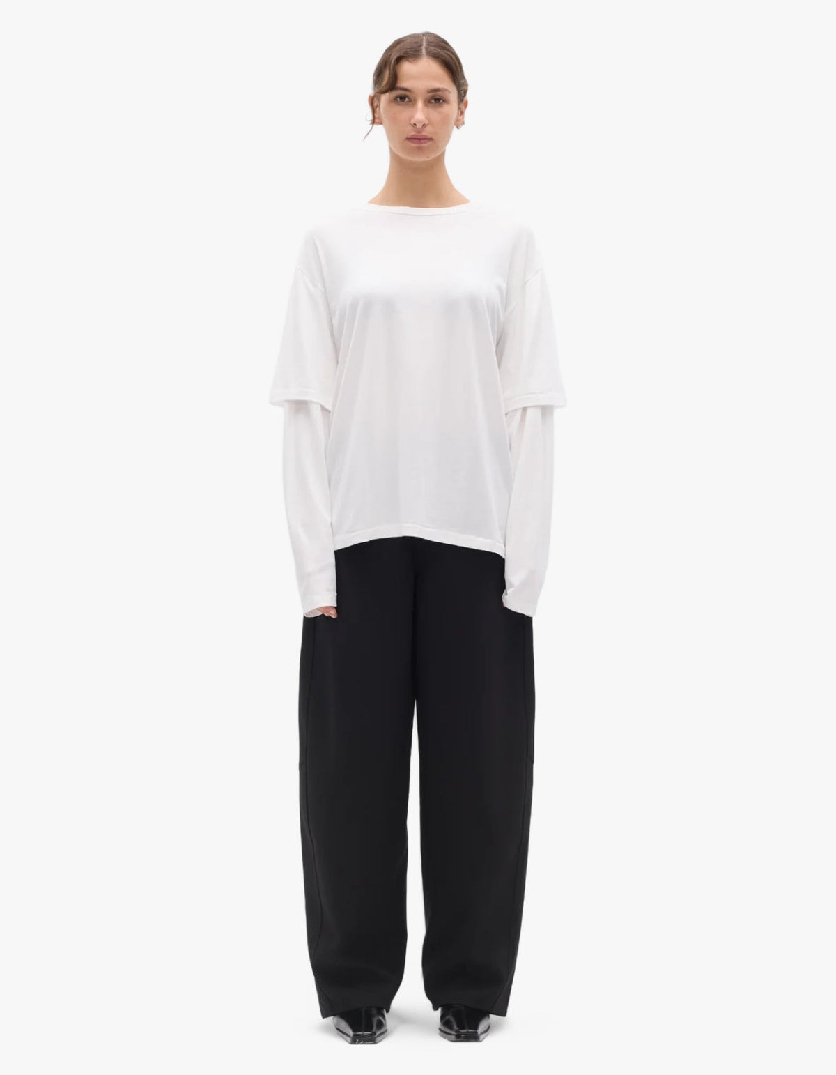 Pax Long Sleeve Tee - White