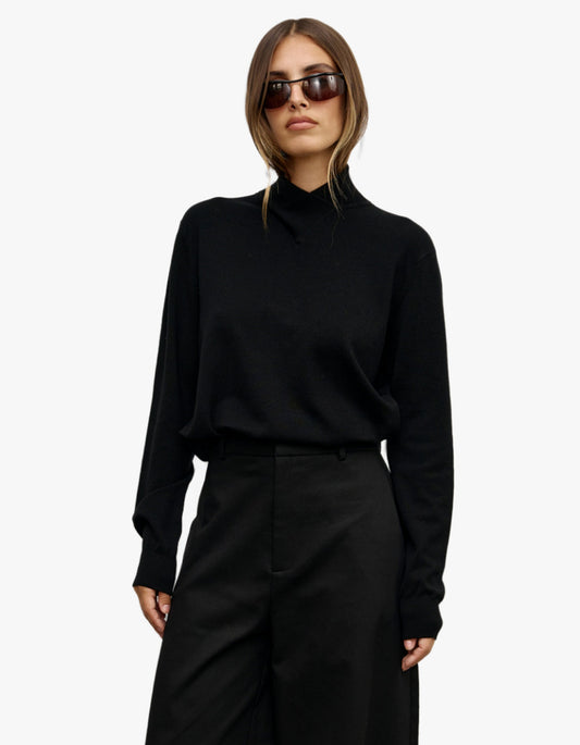 Yvette Knit Jumper - Black