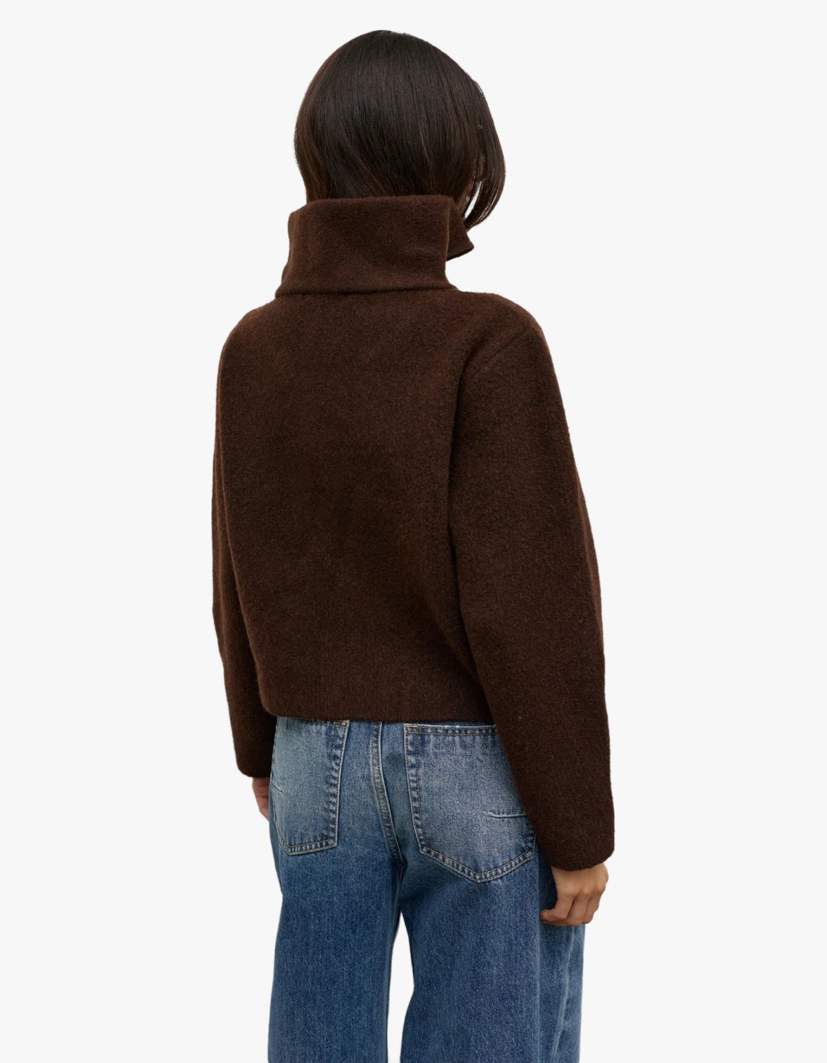 Riva Quarter Zip - Chocolate