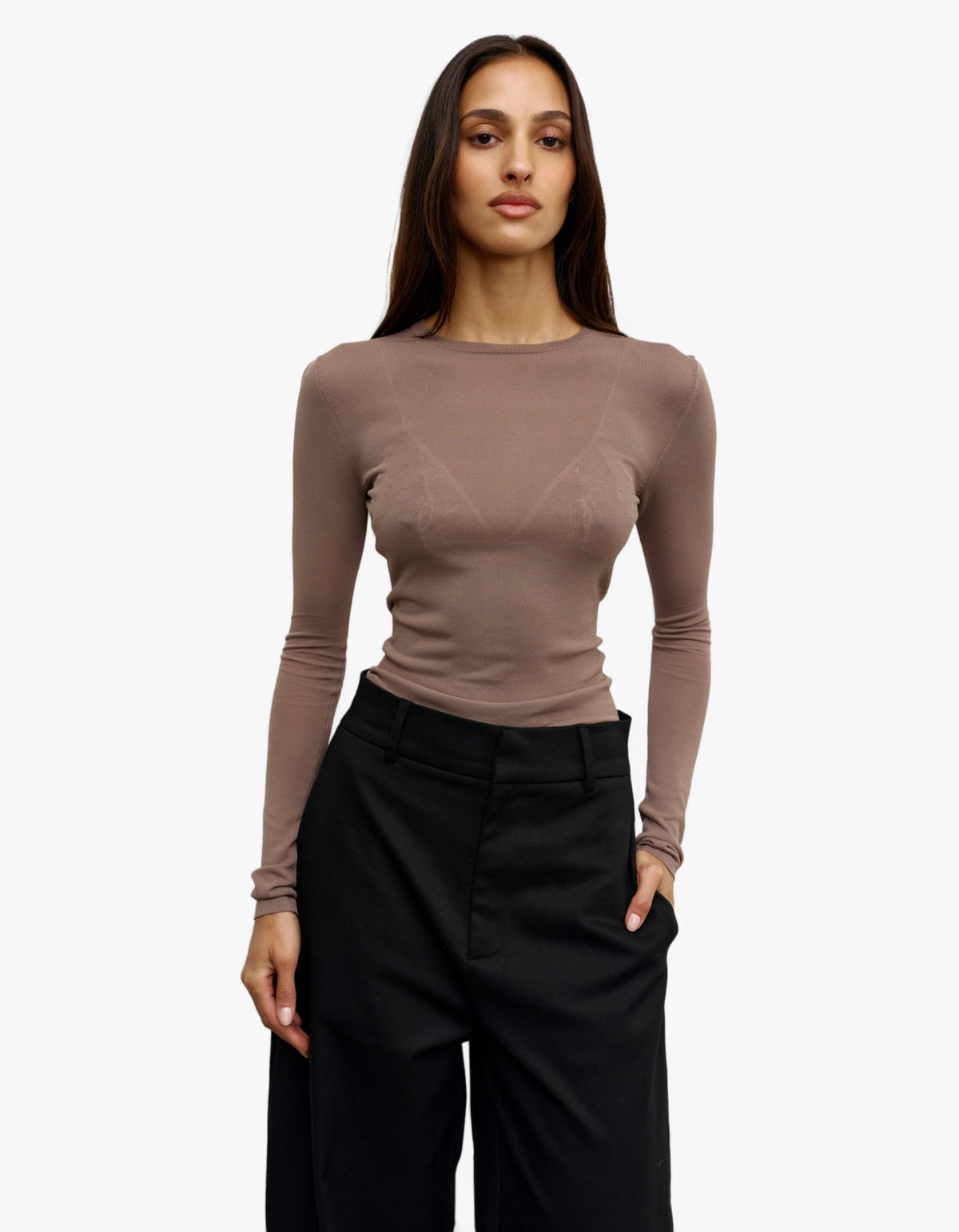 Stevie Top - Mouse Grey