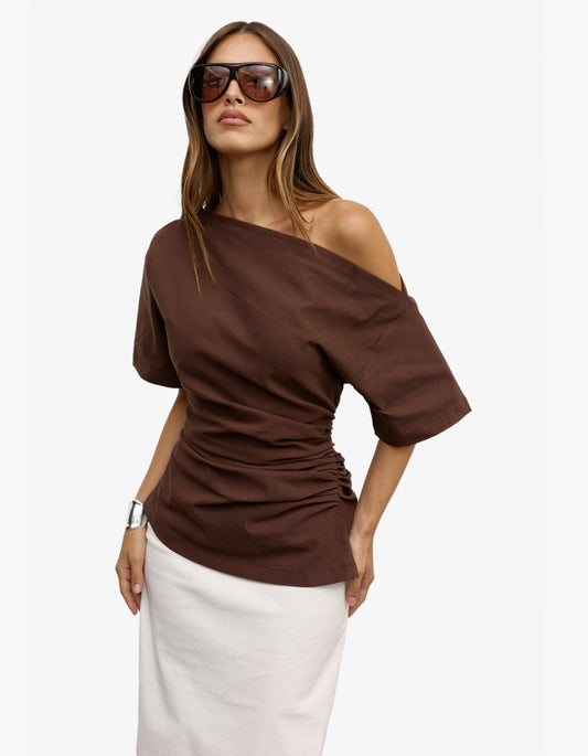Suki Top - Chocolate