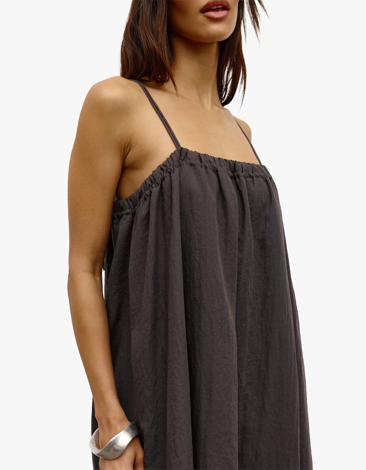 Zaya Maxi Dress - Smoke