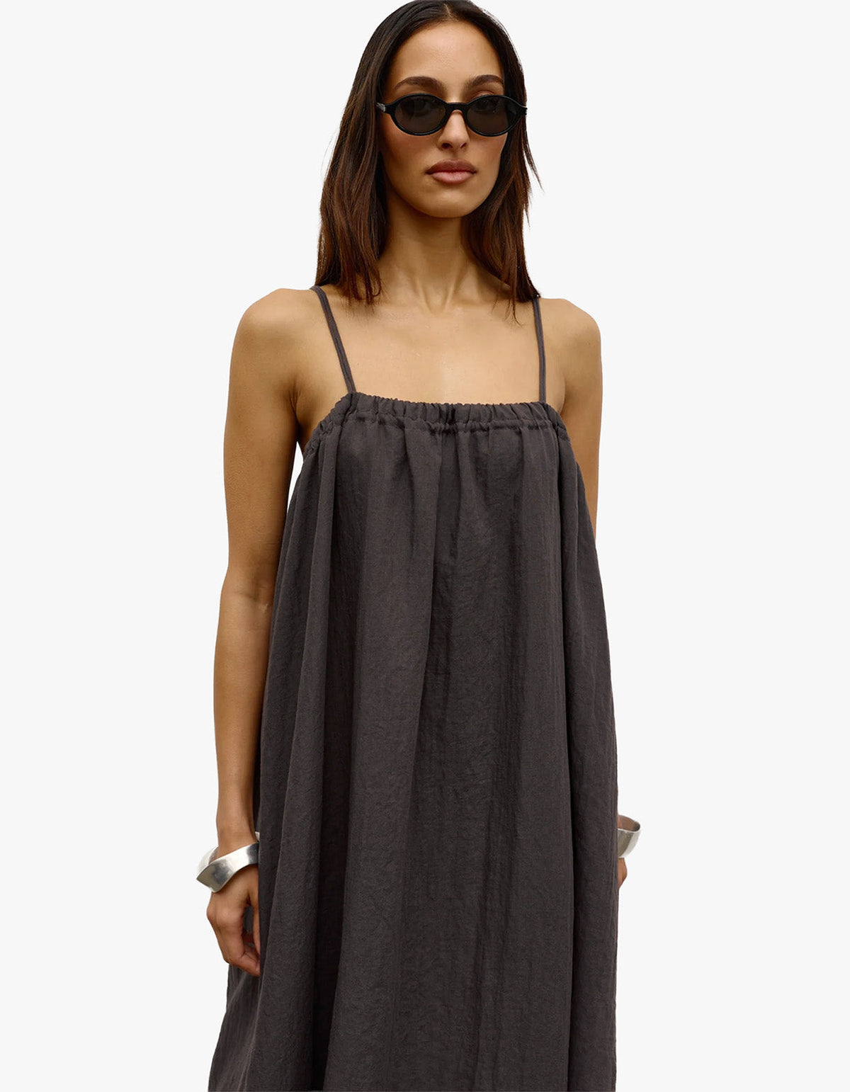 Zaya Maxi Dress - Smoke