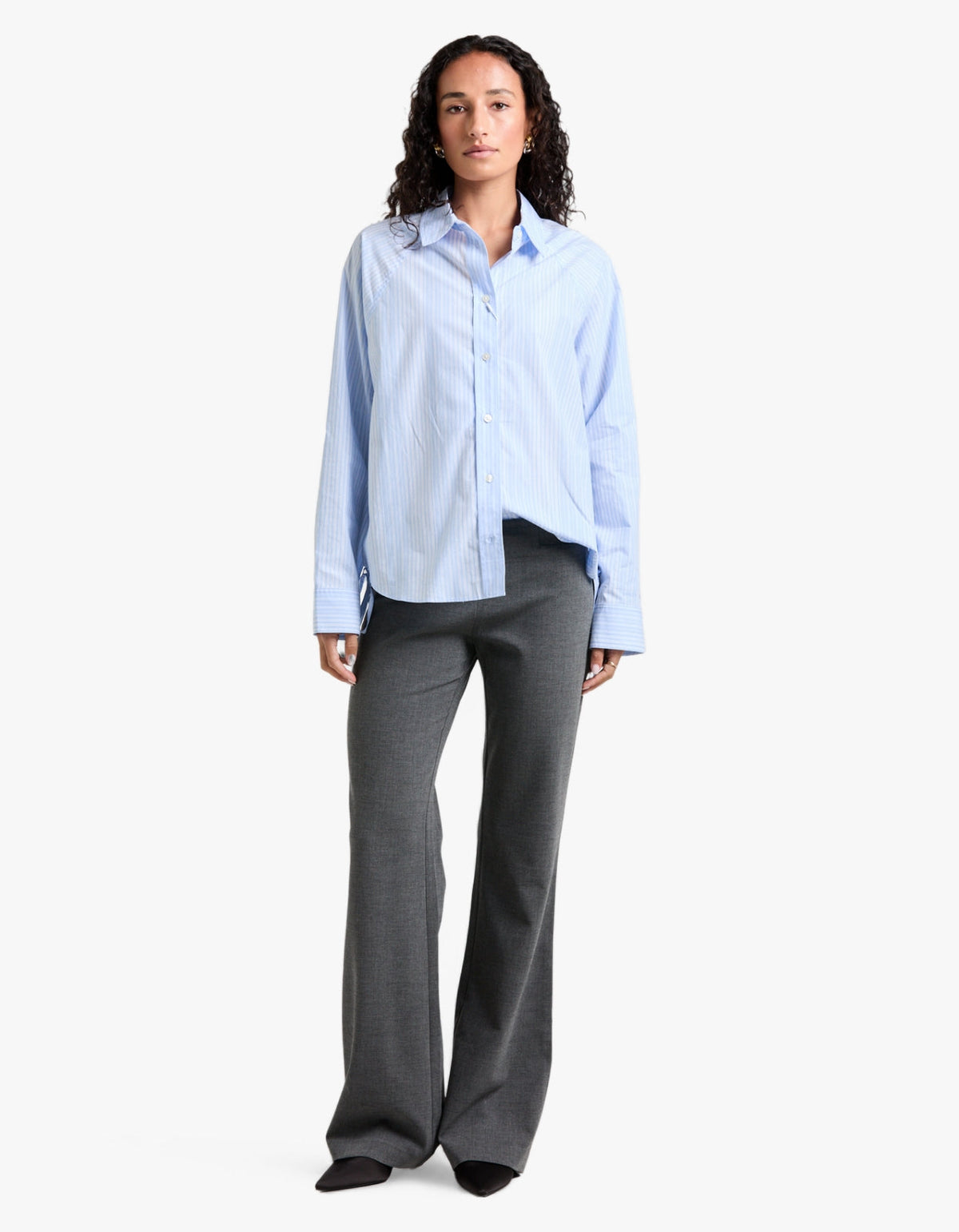 Estelle Slim Pant - Charcoal
