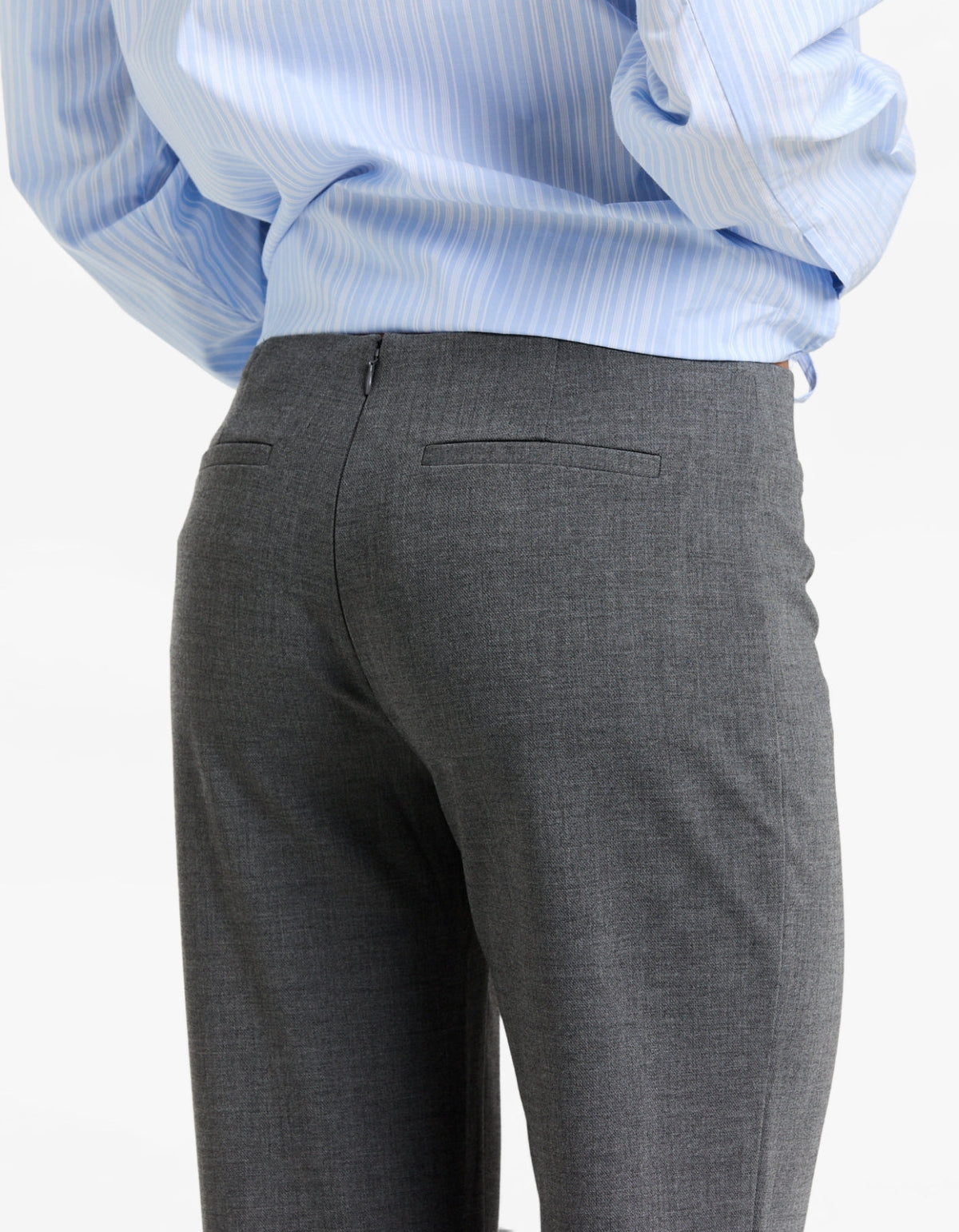 Estelle Slim Pant - Charcoal