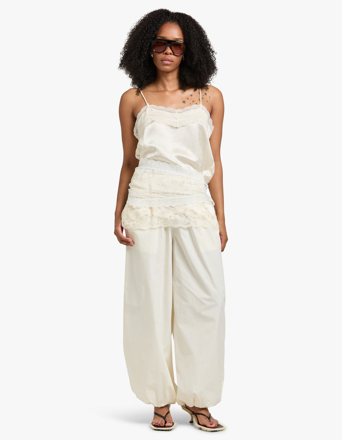 Juni Belt Skirt - White