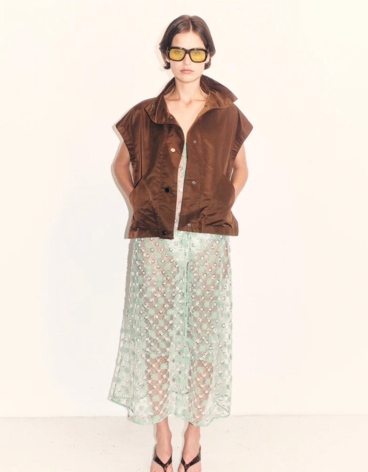Virgo Vest - Brown